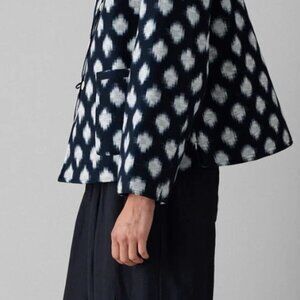 Crosshatch Ikat Quilted Cotton Jacket